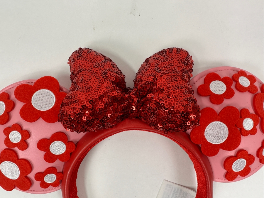 Disney Parks Minnie Mouse Floral Ears Headband [Photo 2]
