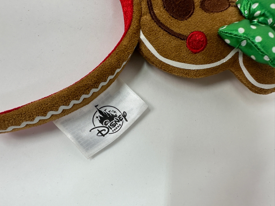 Disney Parks Mickey and Minnie Mouse Christmas Gingerbread Ears Headband [Photo 3]
