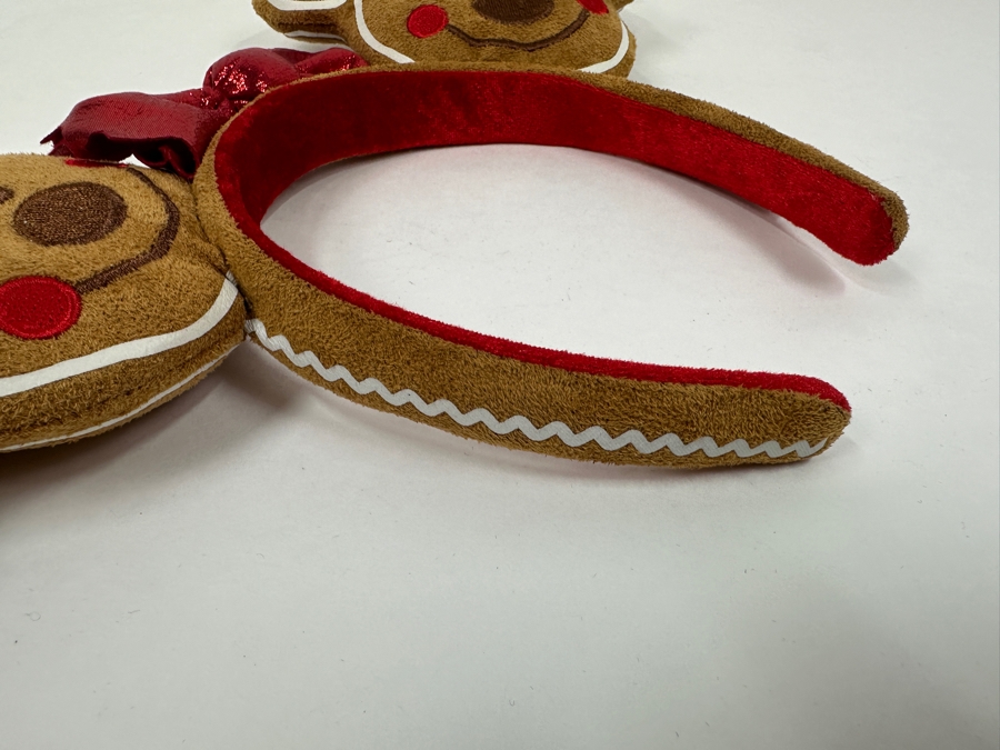 Disney Parks Mickey and Minnie Mouse Christmas Gingerbread Ears Headband [Photo 5]