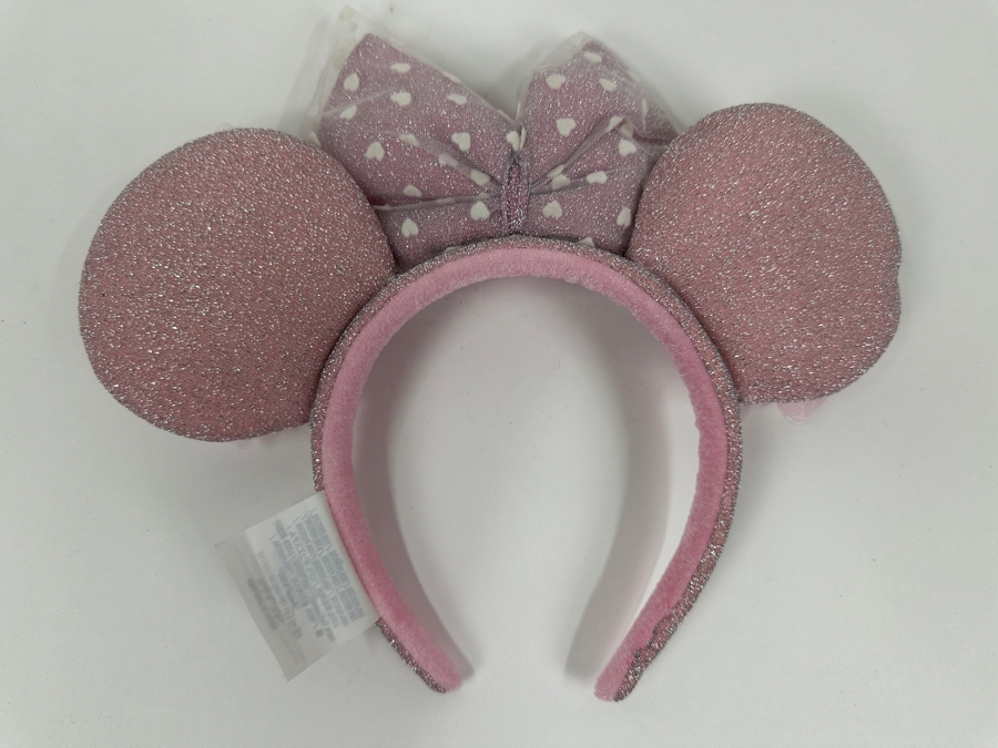 Disney Parks Minnie Mouse Hearts and Flowers Ears Headband [Photo 5]
