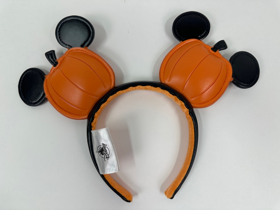 Disney Parks Mickey Mouse Halloween Pumpkin Ears Headband [Photo 3]