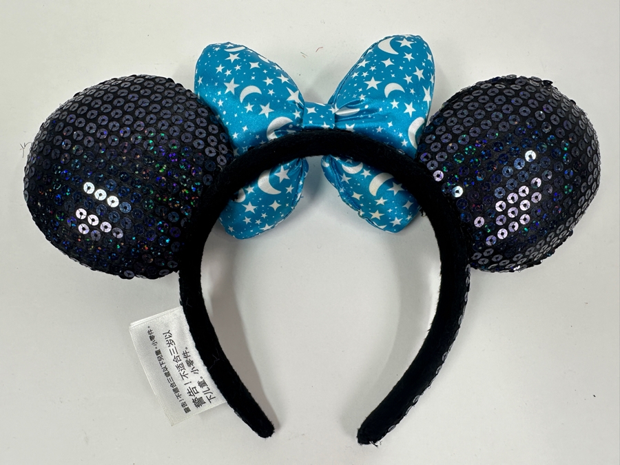 Disney Parks 2017 Minnie Mouse Moon and Stars Sequin Ears Headband [Photo 5]