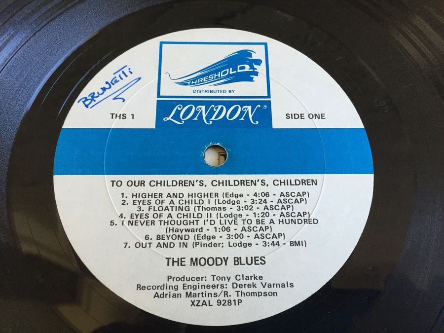 Moody Blues, The ‎- To Our Children's Children's Children - Threshold Records ‎- THS 1 [Photo 5]