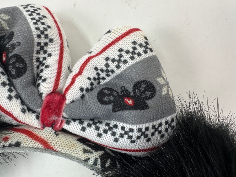 Disney Parks Minnie Mouse Ugly Christmas Sweater and Pom Pom Ears Headband [Photo 3]