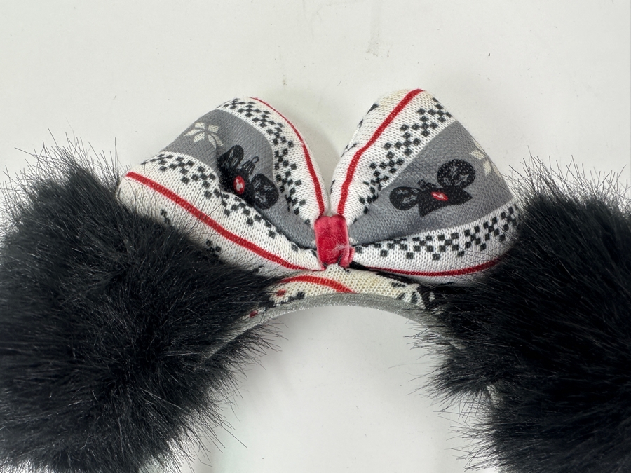 Disney Parks Minnie Mouse Ugly Christmas Sweater and Pom Pom Ears Headband [Photo 2]
