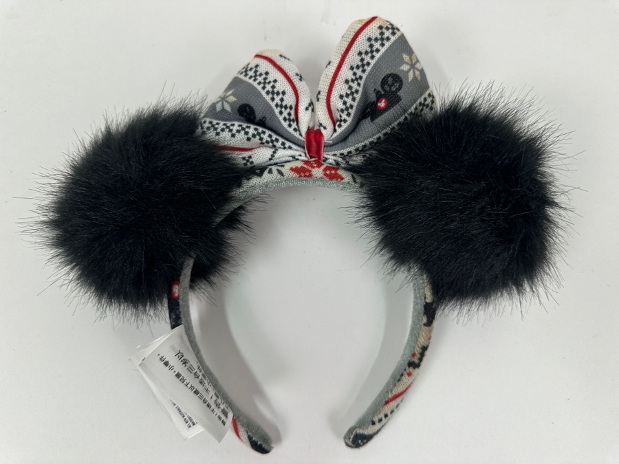 Disney Parks Minnie Mouse Ugly Christmas Sweater and Pom Pom Ears Headband [Photo 5]