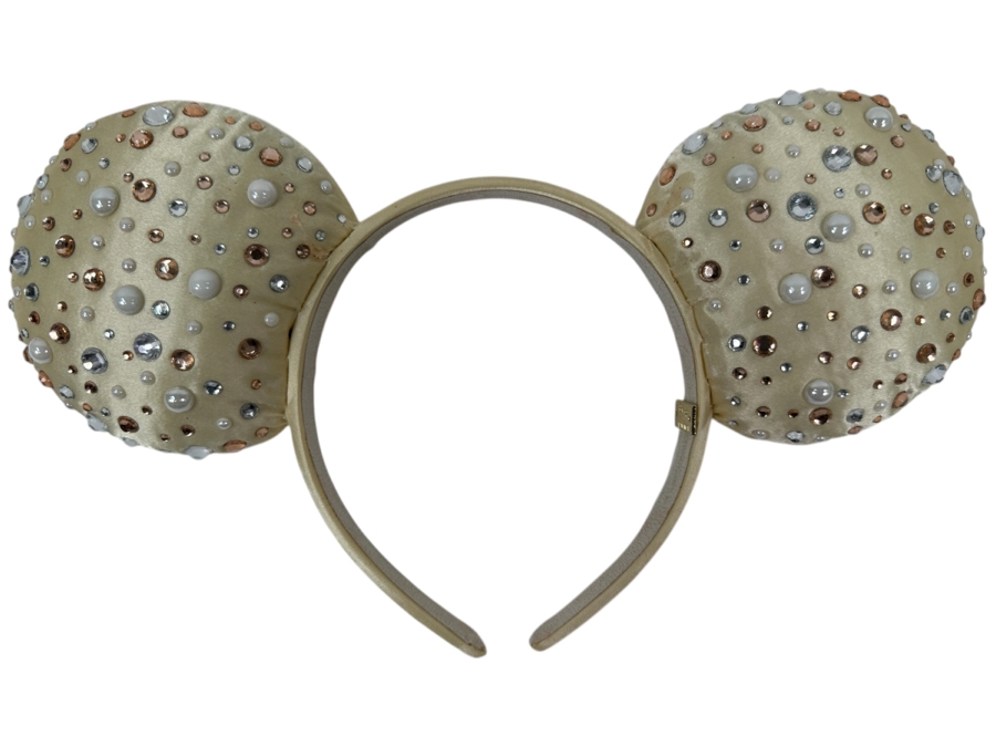 Disney Parks Minnie Mouse Baublebar Rhinestone and Pearl Ears Headband