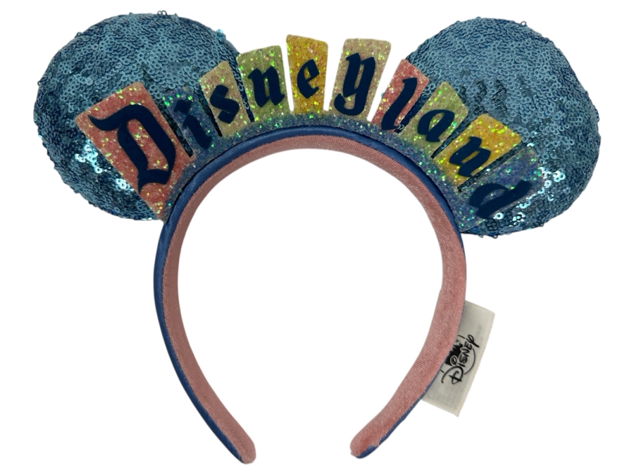 Disneyland Resort Minnie Mouse Marquee Sequin Ears Headband