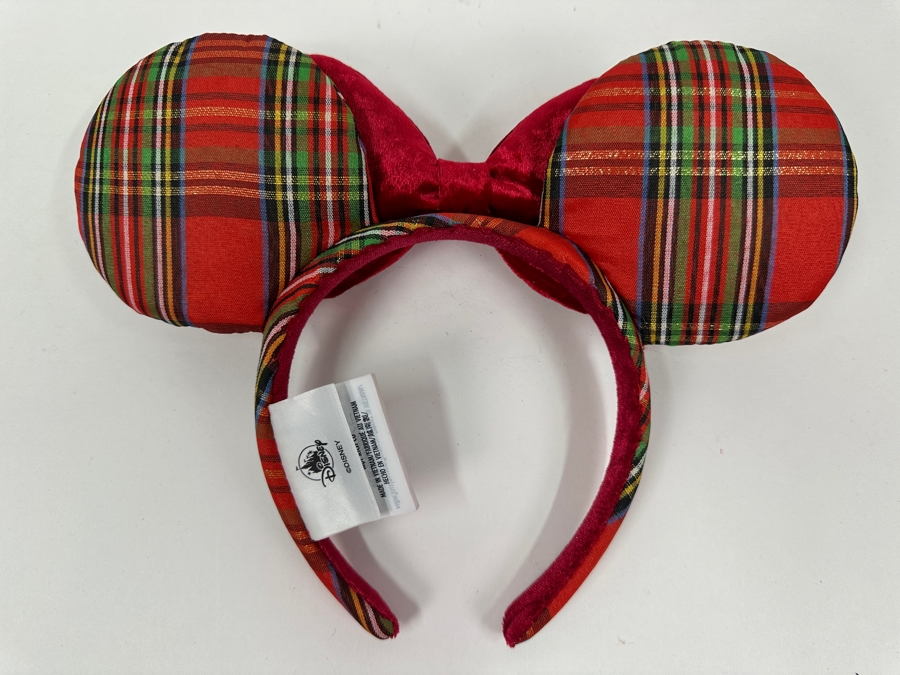 Disney Parks Minnie Mouse Plaid Ears Headband [Photo 3]