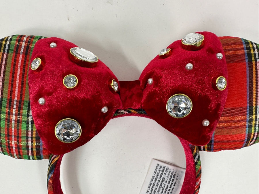 Disney Parks Minnie Mouse Plaid Ears Headband [Photo 2]