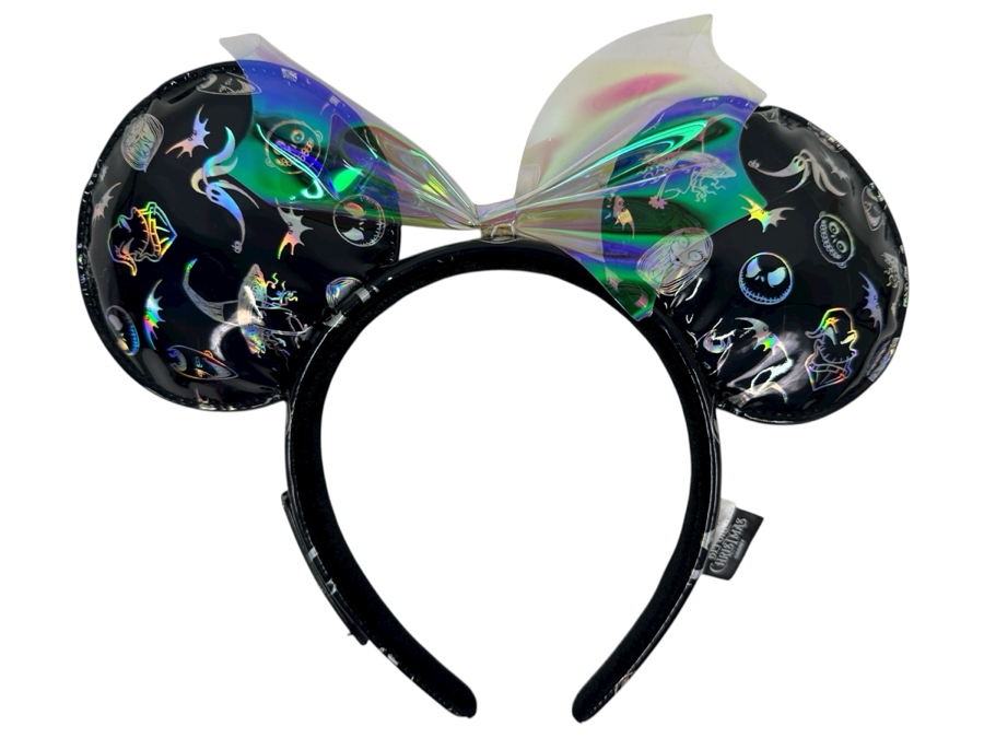 Disney Parks Loungefly The Nightmare Before Christmas Holographic Ears Headband