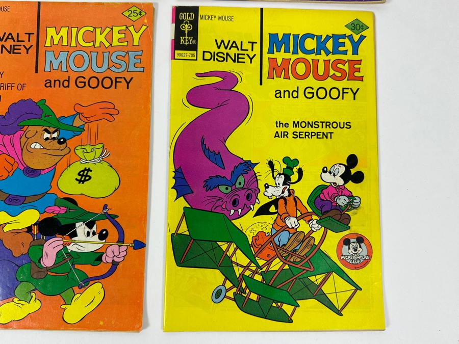 (6) Vintage Gold Key Walt Disney Mickey Mouse And Goofy Comic Books [Photo 5]