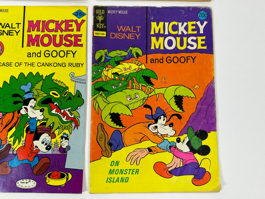 (6) Vintage Gold Key Walt Disney Mickey Mouse And Goofy Comic Books [Photo 5]