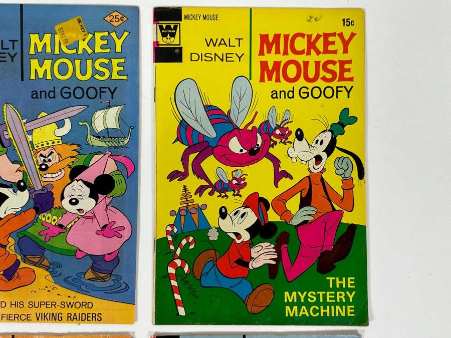 (6) Vintage Gold Key Walt Disney Mickey Mouse And Goofy Comic Books [Photo 3]