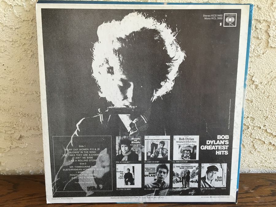 Bob Dylan ‎- Bob Dylan's Greatest Hits - Columbia ‎- PC 9463 [Photo 2]