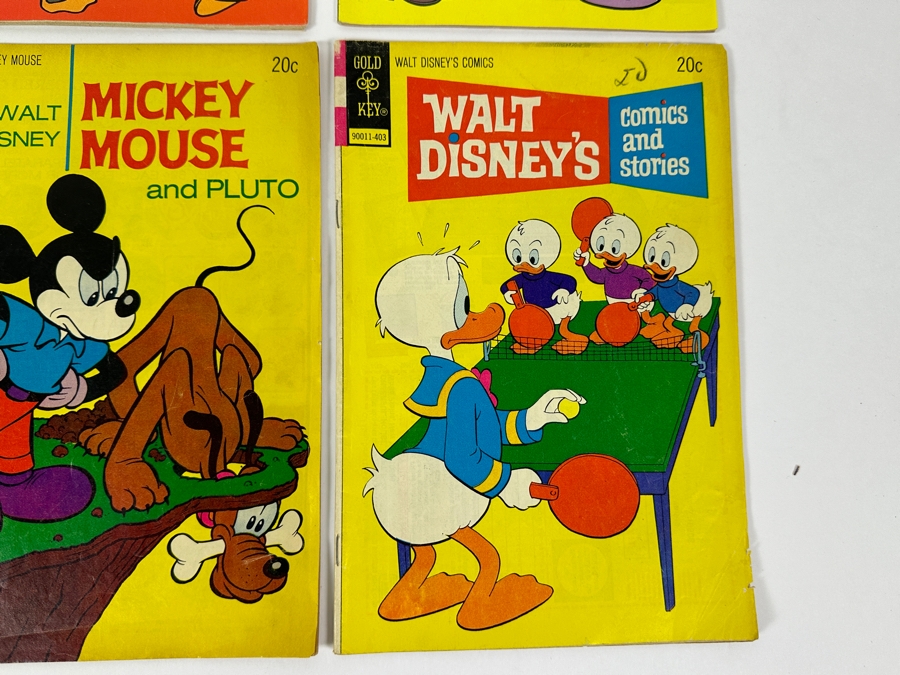 (6) Vintage Gold Key Walt Disney Comic Books: The Beagle Boys Vs. Uncle Scrooge, The Beagle Boys, Mickey Mouse And Pluto And Walt Disney's Comics And Stories [Photo 5]