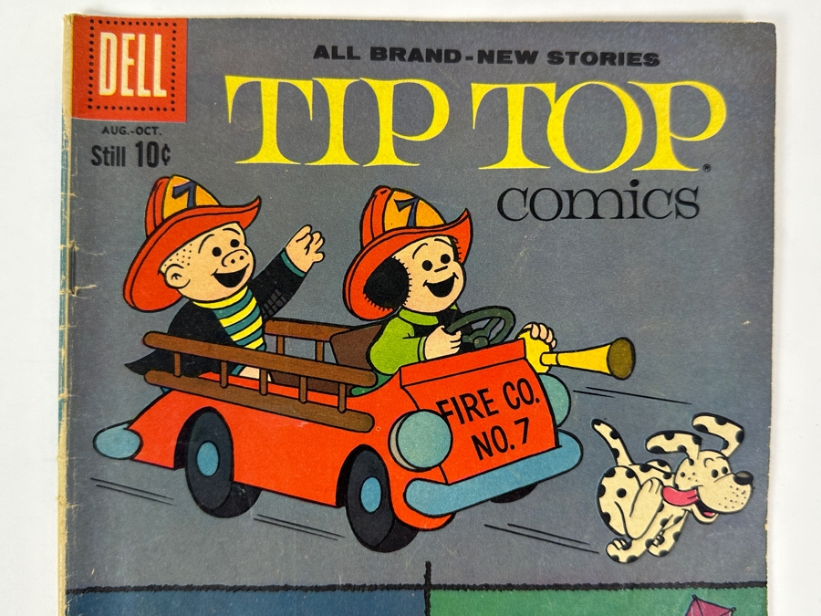 Vintage 1960 Dell Comics Tip Top Comics No. 222 Featuring Peanuts & Nancy And Sluggo [Photo 2]