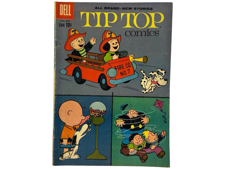 Vintage 1960 Dell Comics Tip Top Comics No. 222 Featuring Peanuts & Nancy And Sluggo