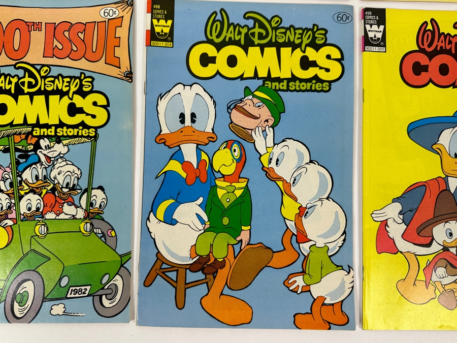 (6) Vintage Gold Key / Whitman Walt Disney's Comics And Stories Comic Books [Photo 5]