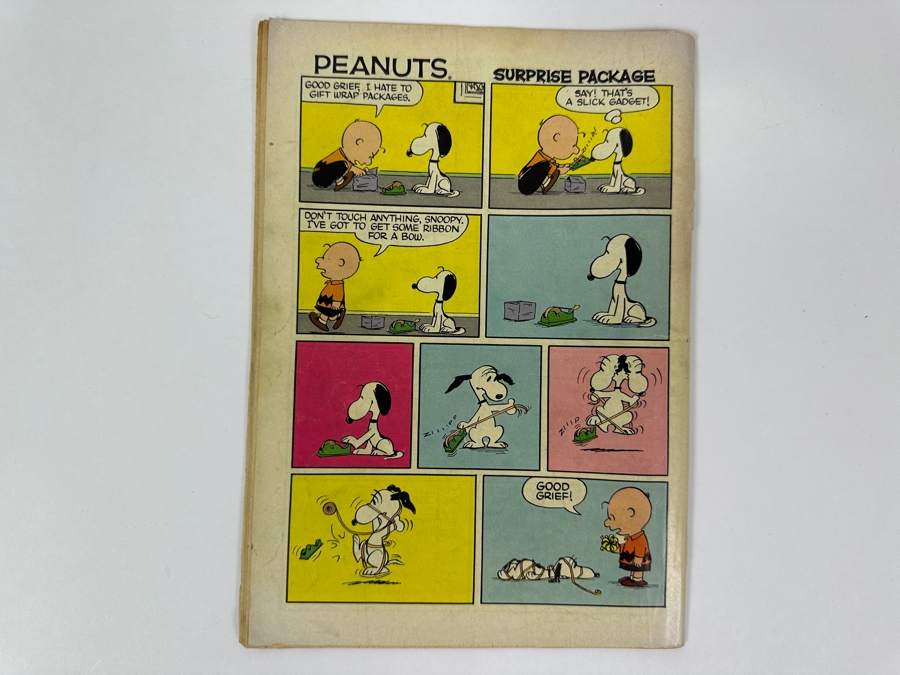 Vintage 1960 Dell Comics Peanuts #6 10 Cent Comic Book [Photo 3]