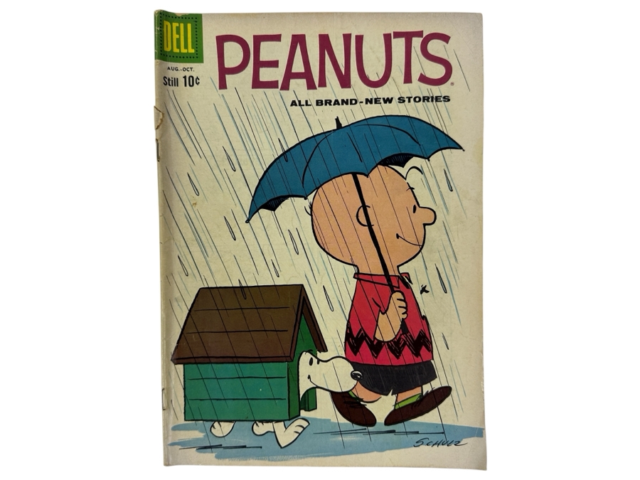 Vintage 1960 Dell Comics Peanuts #6 10 Cent Comic Book