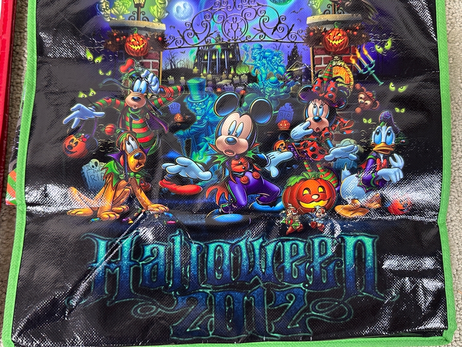 (3) Disneyland Resort Tote Bags: Disney 100, Magic Key Disneyland And Halloween 2012 [Photo 3]