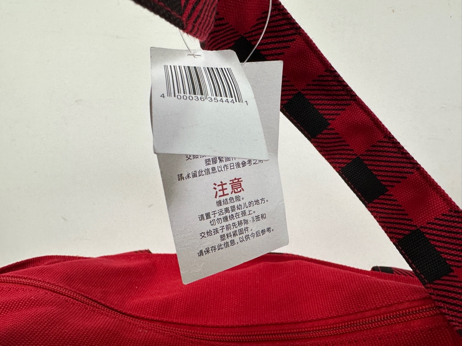 Disney Parks Disneyland Resorts Holiday Mickey Mouse & Minnie Mouse Red And White Large Canvas Tote Bag Limited Release New With Tags [Photo 4]