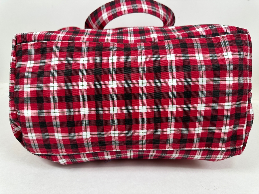 Disney Parks Disneyland Resorts Holiday Mickey Mouse Merry & Bright Red Large Canvas Tote Bag Limited Release [Photo 5]