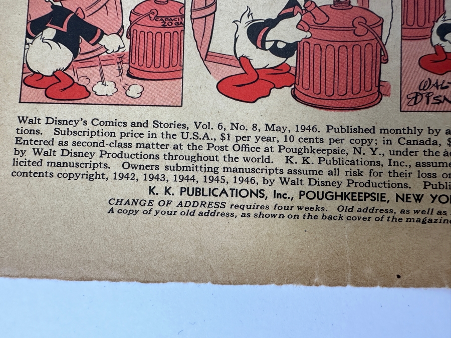 Vintage 1946 Walt Disney's Comics And Stories No. 68 Comic Book [Photo 6]