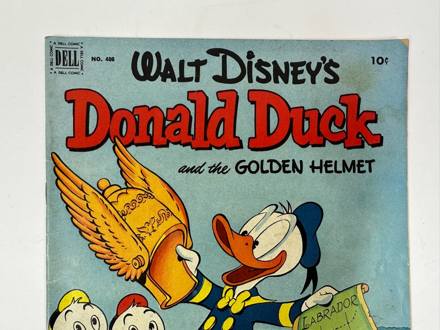 Vintage 1952 Dell Comics Four Color Walt Disney's Donald Duck And The Golden Helmet No. 408 Comic Book [Photo 2]