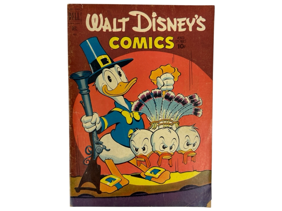 Vintage 1951 Dell Comics Four Color Walt Disney's Donald Duck No. 135 Comic Book
