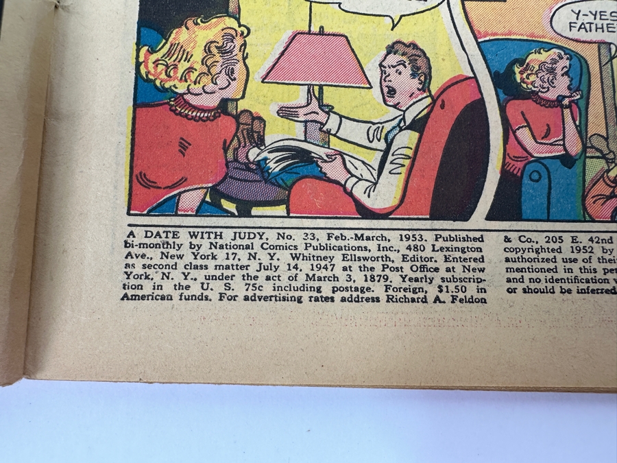 Vintage 1953 DC Comics A Date With Judy No. 33 [Photo 7]
