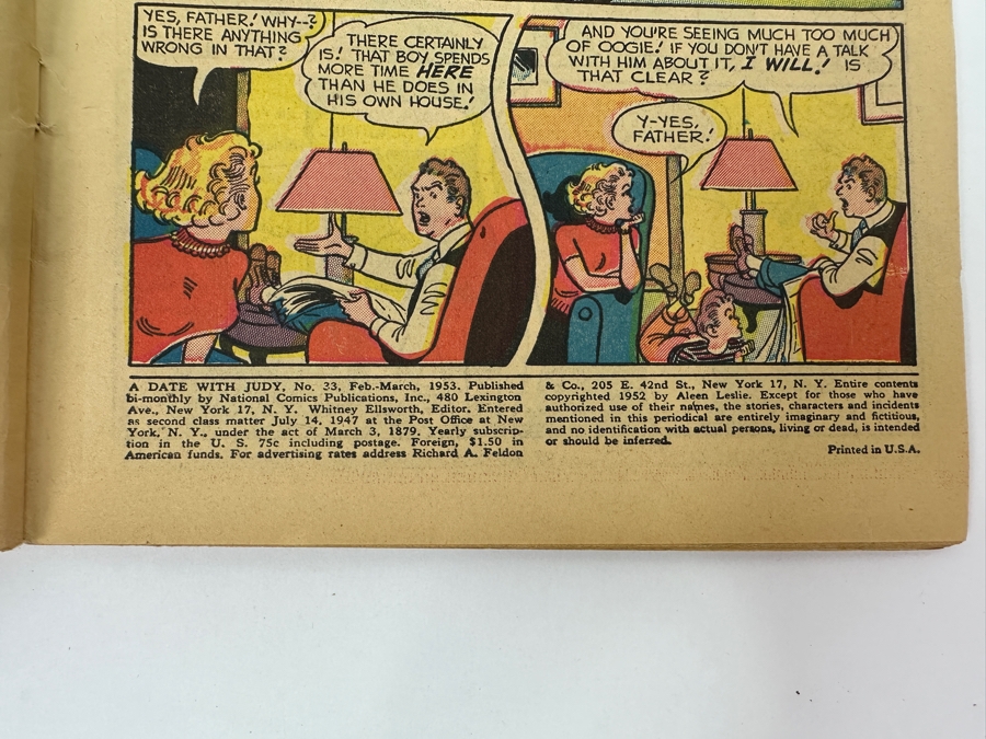 Vintage 1953 DC Comics A Date With Judy No. 33 [Photo 6]