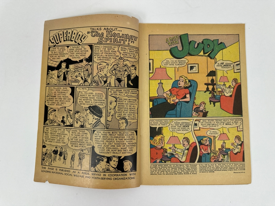 Vintage 1953 DC Comics A Date With Judy No. 33 [Photo 5]