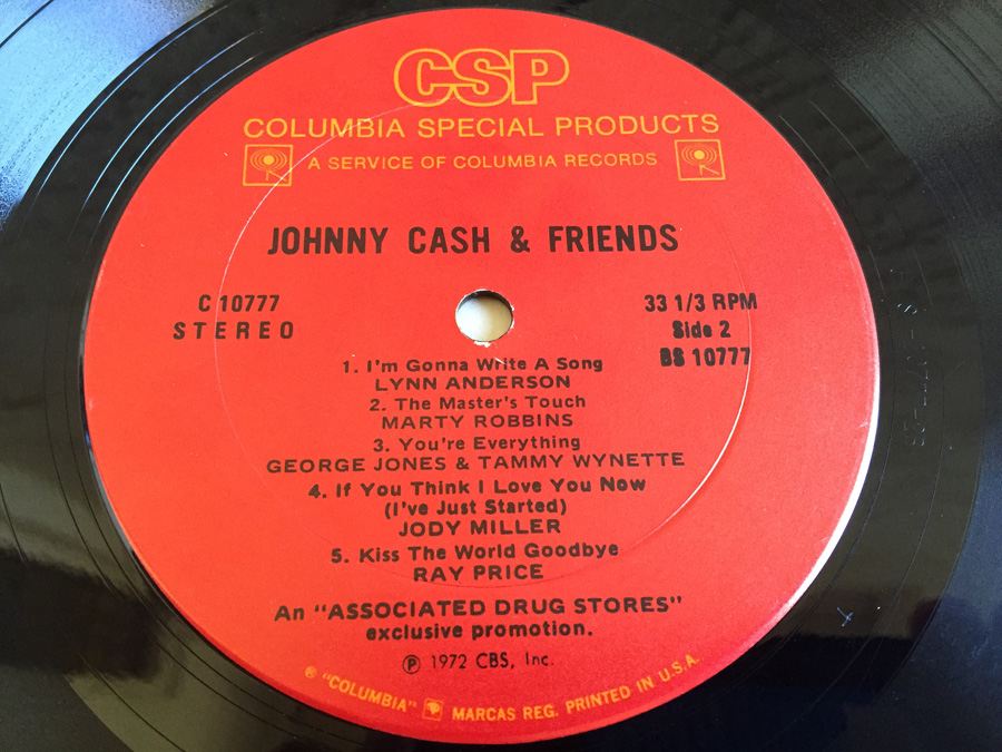 Johnny Cash ‎- Johnny Cash And Friends - Columbia Special Products ‎- C 10777 [Photo 7]