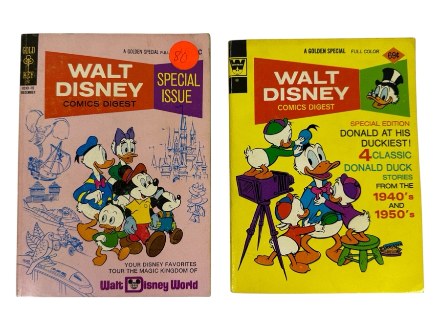 (2) Walt Disney Comics Digest Comic Books