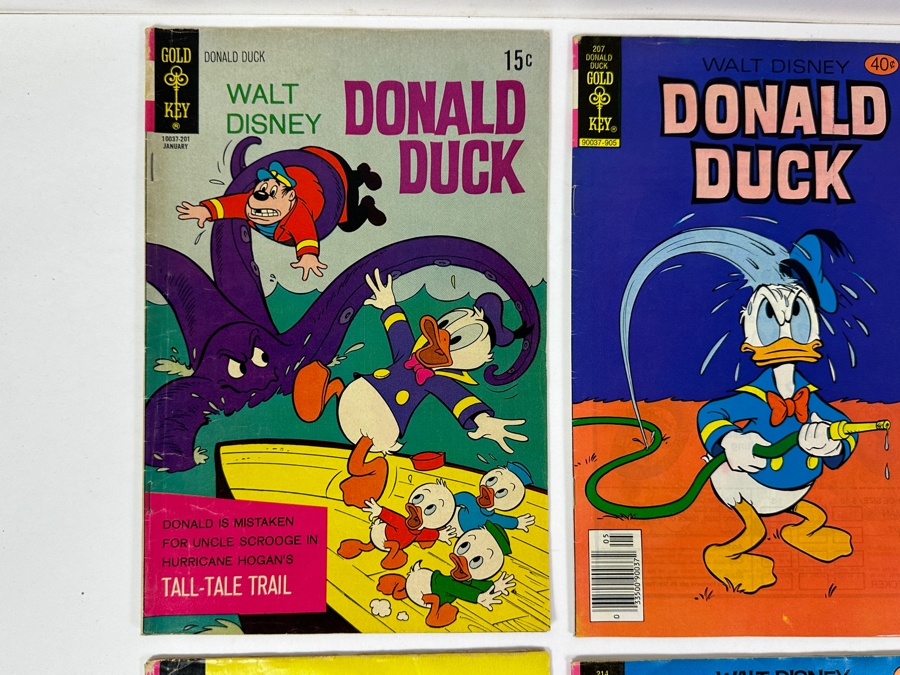 (6) Gold Key Walt Disney Donald Duck Comic Books [Photo 2]