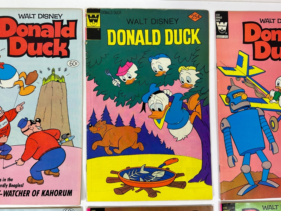 (6) Whitman Walt Disney Donald Duck Comic Books [Photo 3]