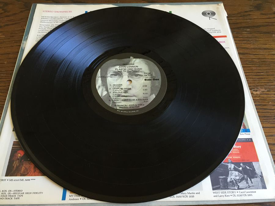 John Lennon, Plastic Ono Band With Flux Fiddlers, The ‎- Imagine - Apple Records ‎- SW 3379 [Photo 3]