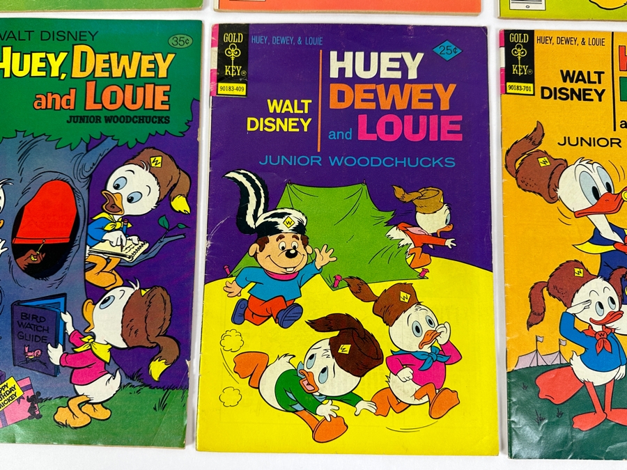 (6) Gold Key Comics Walt Disney Huey, Dewey And Louie Junior Woodchucks Comic Books [Photo 6]
