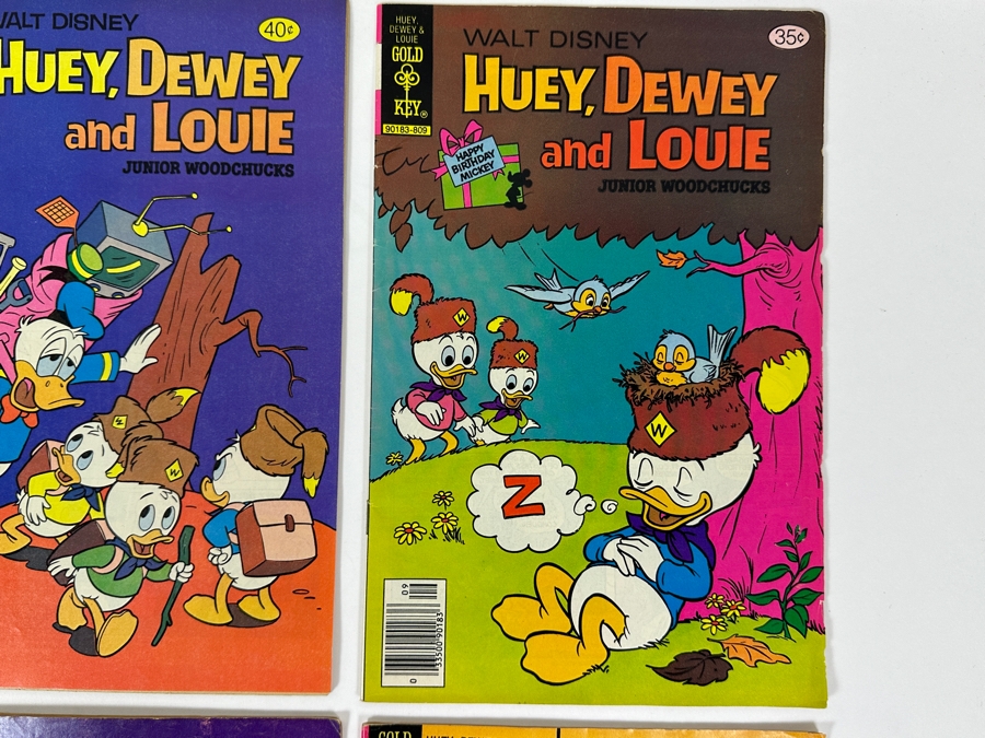 (6) Gold Key Comics Walt Disney Huey, Dewey And Louie Junior Woodchucks Comic Books [Photo 4]