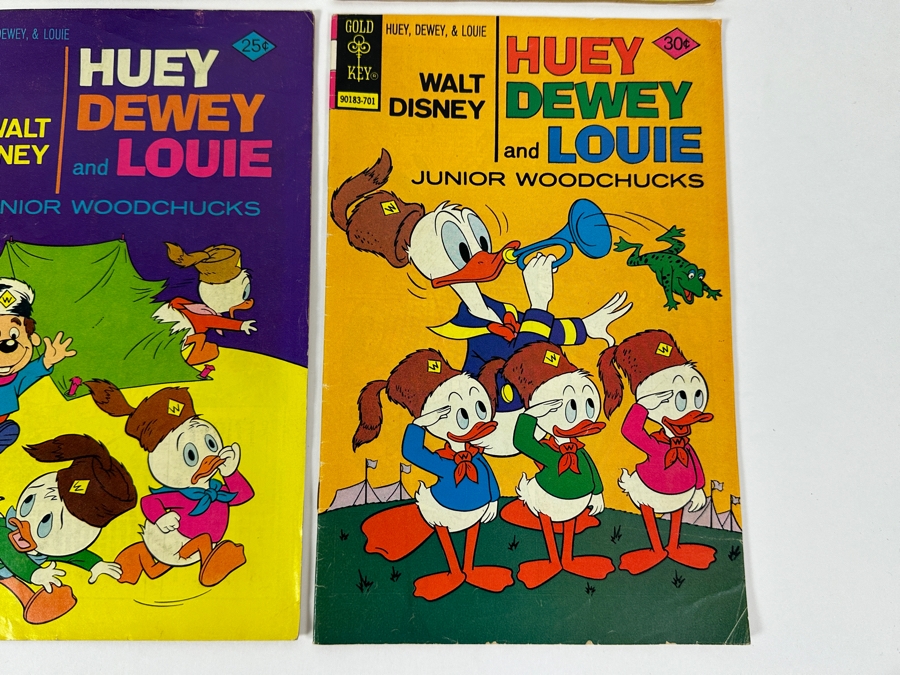 (6) Gold Key Comics Walt Disney Huey, Dewey And Louie Junior Woodchucks Comic Books [Photo 7]