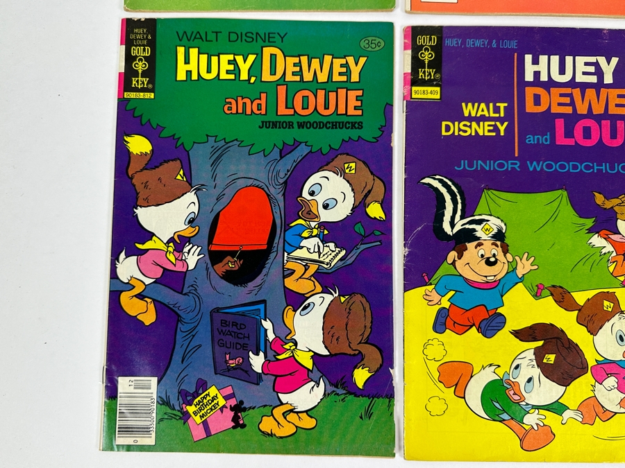 (6) Gold Key Comics Walt Disney Huey, Dewey And Louie Junior Woodchucks Comic Books [Photo 5]