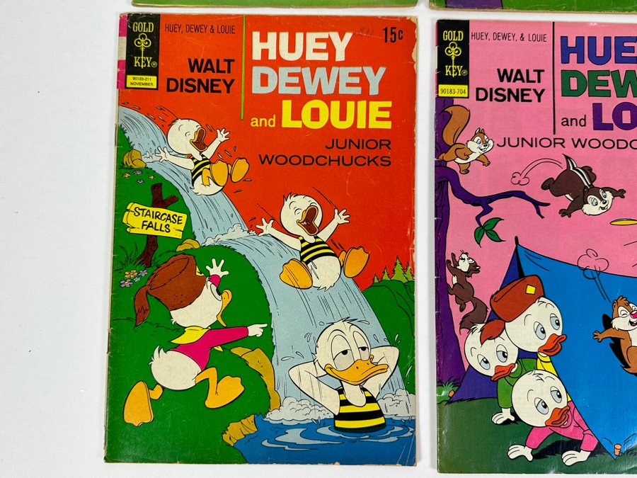 (6) Gold Key Comics Walt Disney Huey, Dewey And Louie Junior Woodchucks Comic Books [Photo 5]