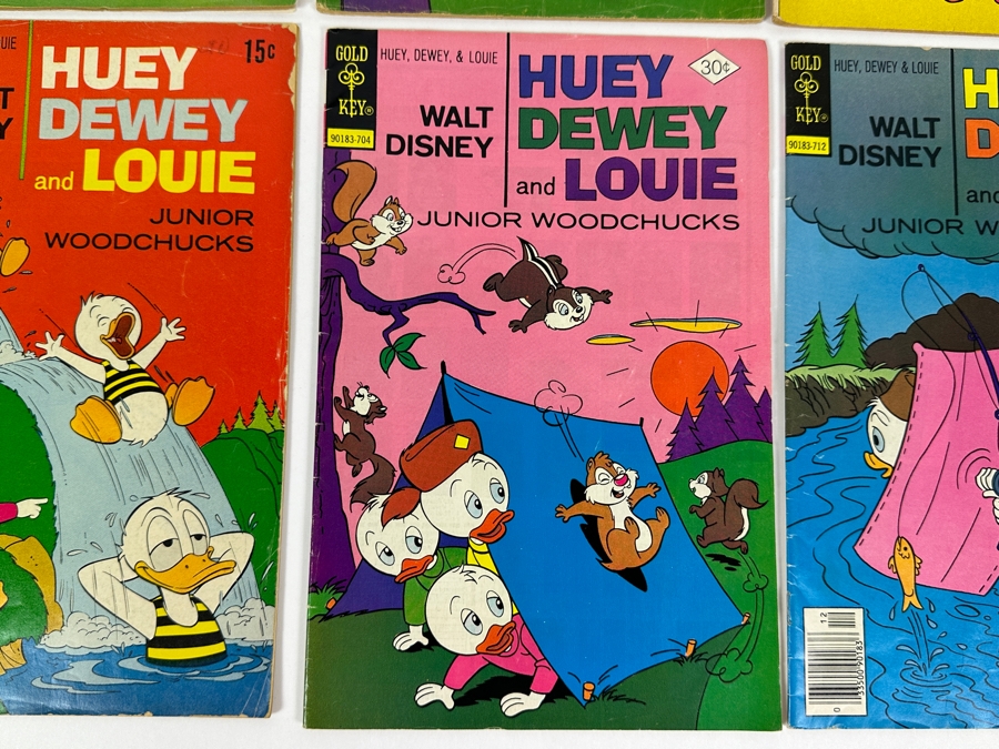 (6) Gold Key Comics Walt Disney Huey, Dewey And Louie Junior Woodchucks Comic Books [Photo 6]