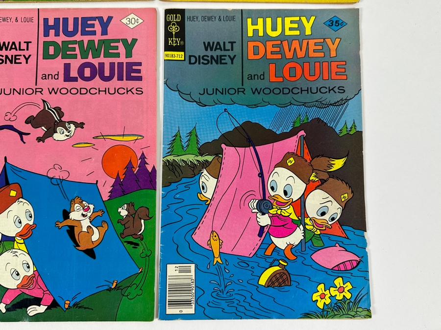 (6) Gold Key Comics Walt Disney Huey, Dewey And Louie Junior Woodchucks Comic Books [Photo 7]