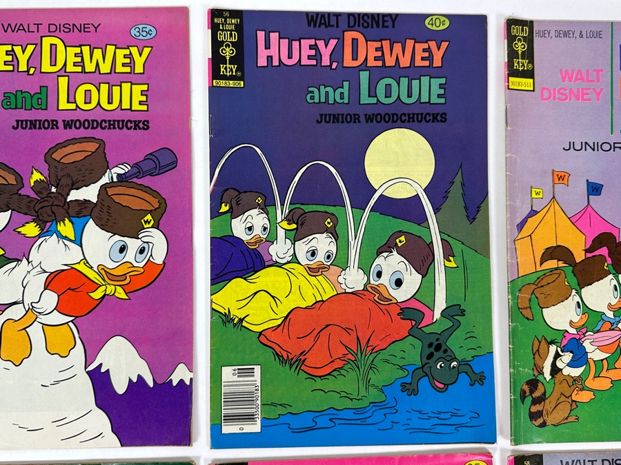 (6) Gold Key Comics Walt Disney Huey, Dewey And Louie Junior Woodchucks Comic Books [Photo 3]