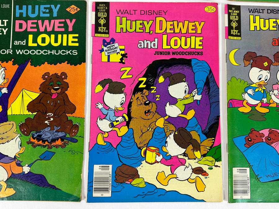 (6) Gold Key Comics Walt Disney Huey, Dewey And Louie Junior Woodchucks Comic Books [Photo 6]