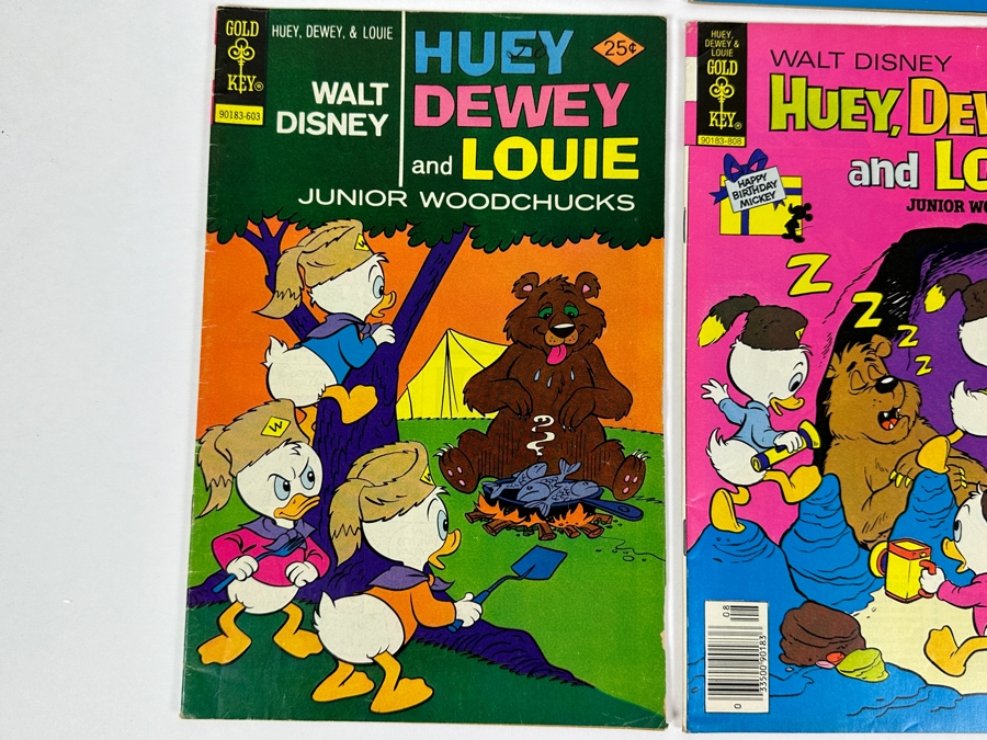 (6) Gold Key Comics Walt Disney Huey, Dewey And Louie Junior Woodchucks Comic Books [Photo 5]