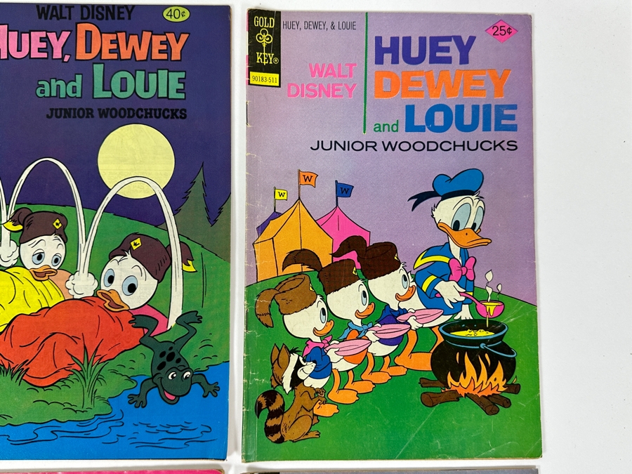 (6) Gold Key Comics Walt Disney Huey, Dewey And Louie Junior Woodchucks Comic Books [Photo 4]
